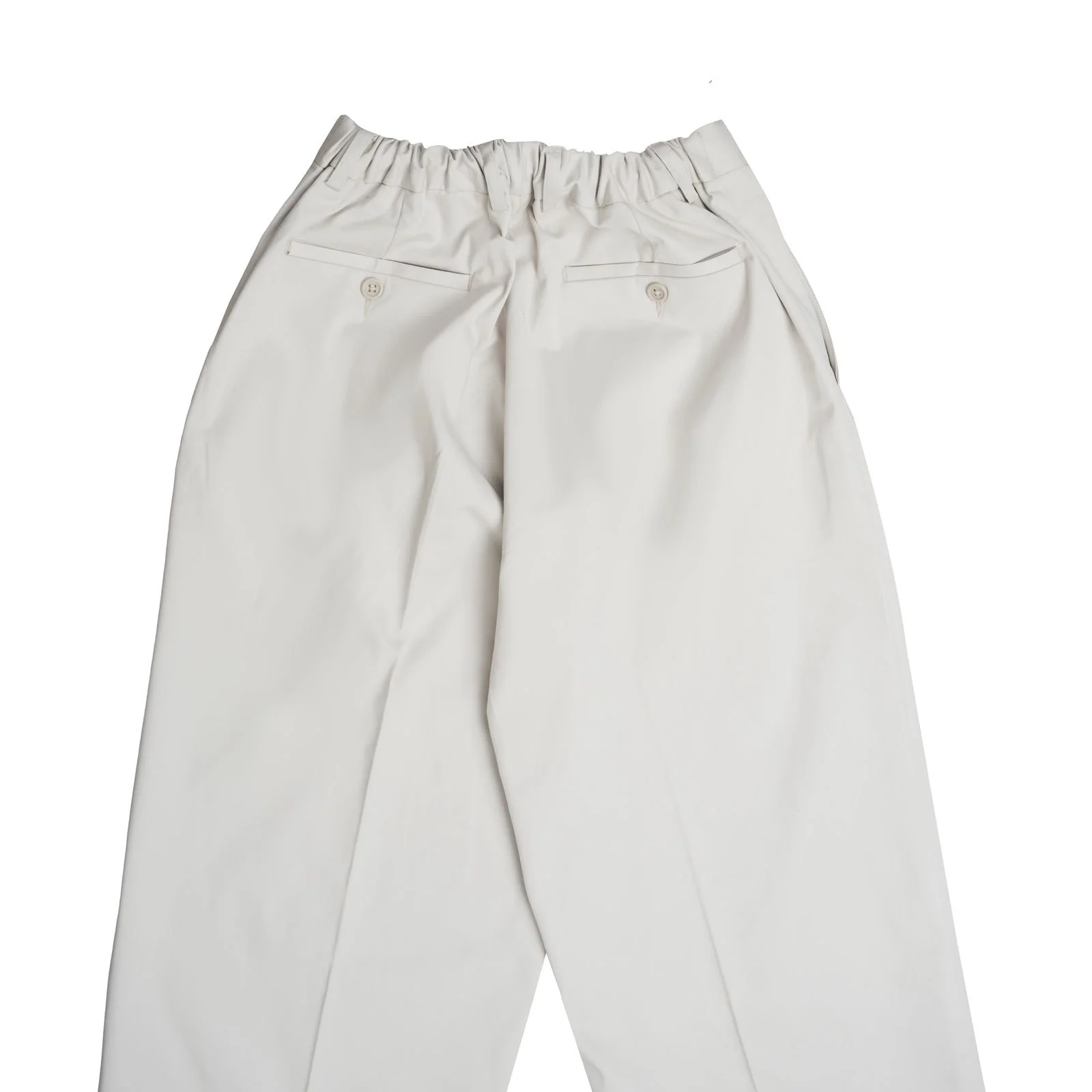 Baggy Cotton Pants - Dust White - Image 3