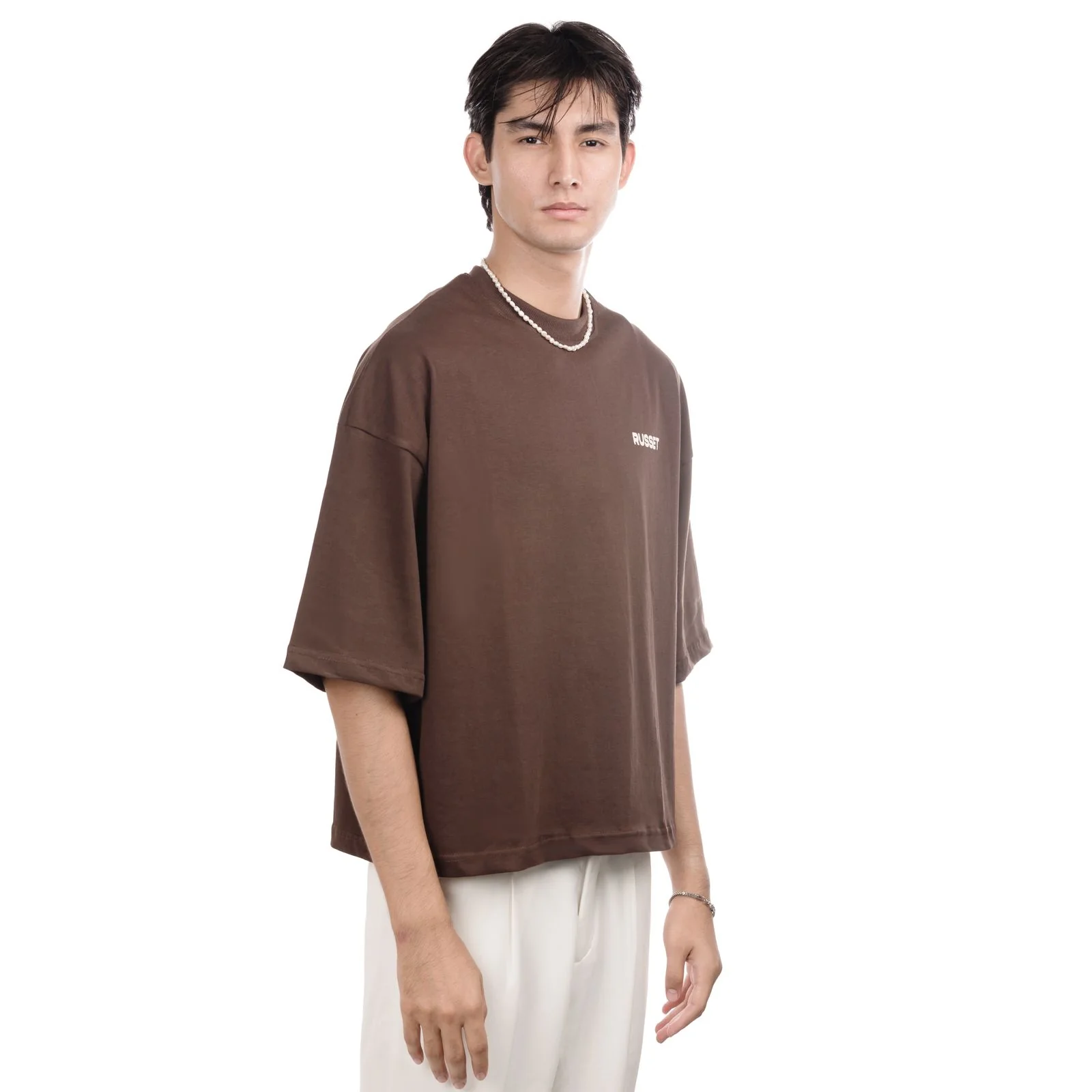 Own Lane Oversized Tee - Brown - Image 3