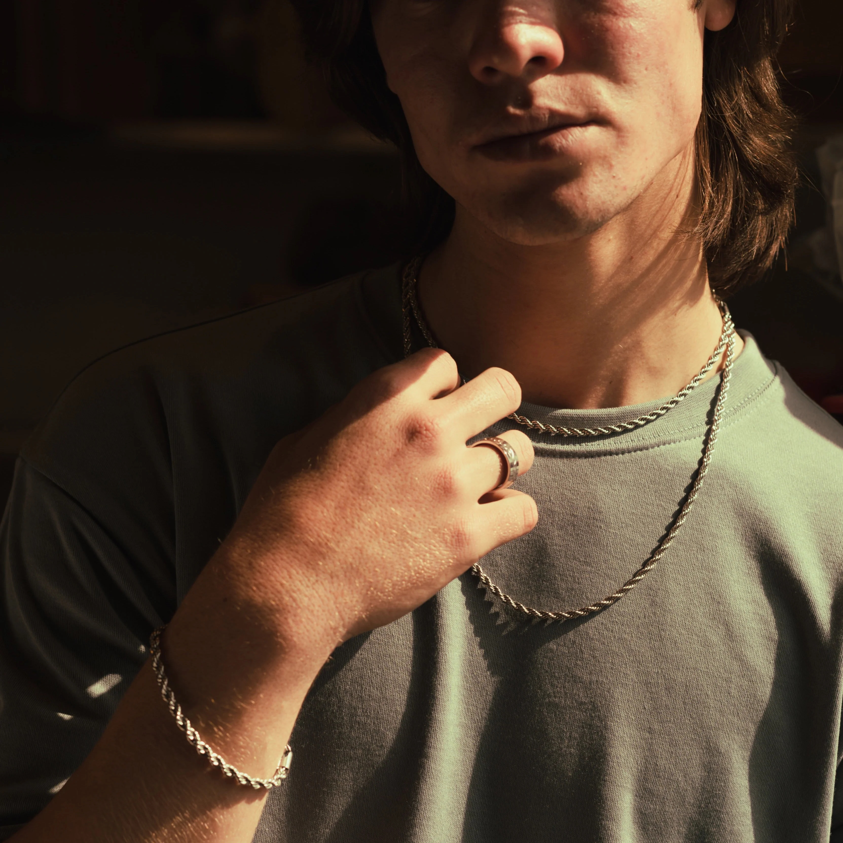 Rope 4MM Chain (Silver) - Image 4