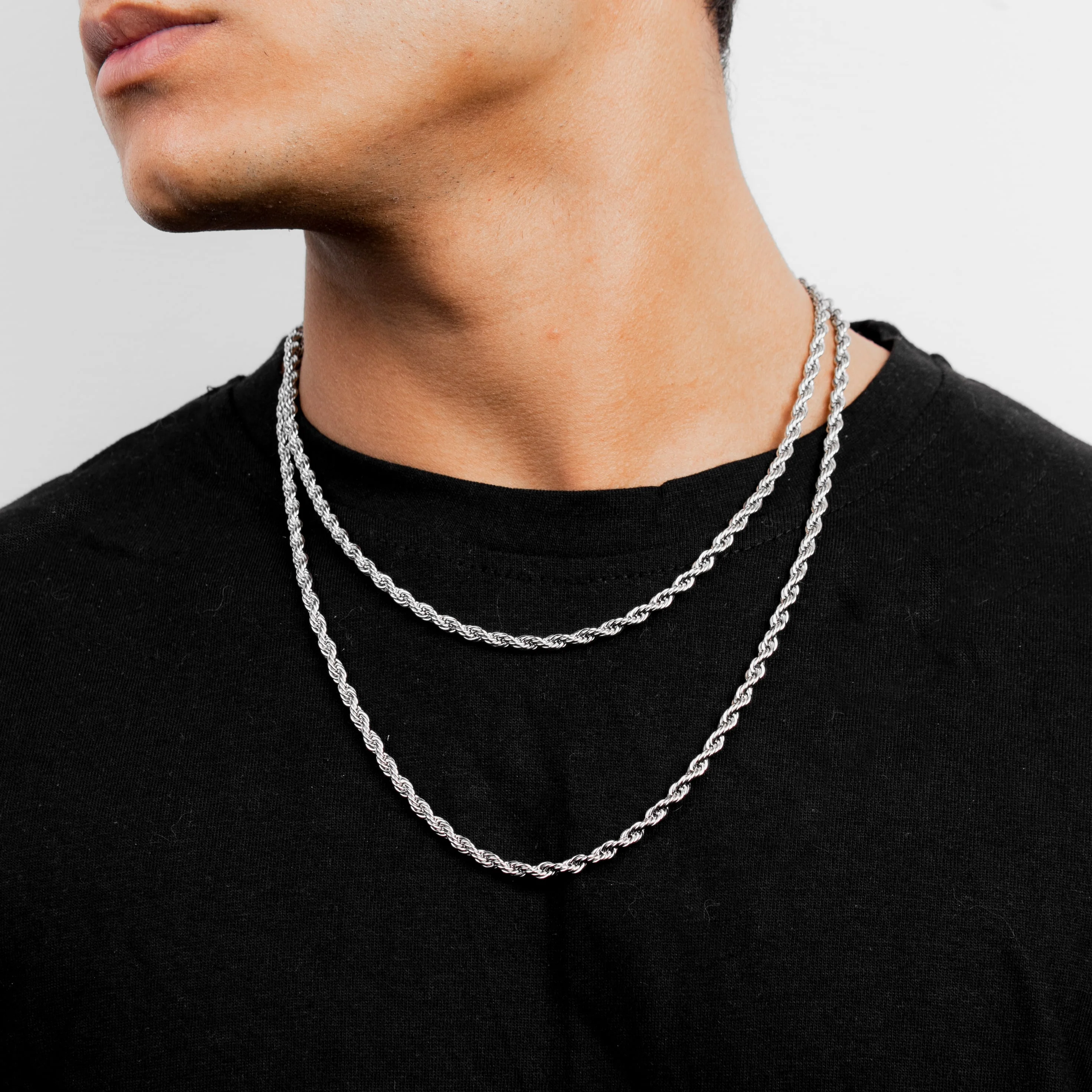 Rope 4MM Chain (Silver) - Image 5