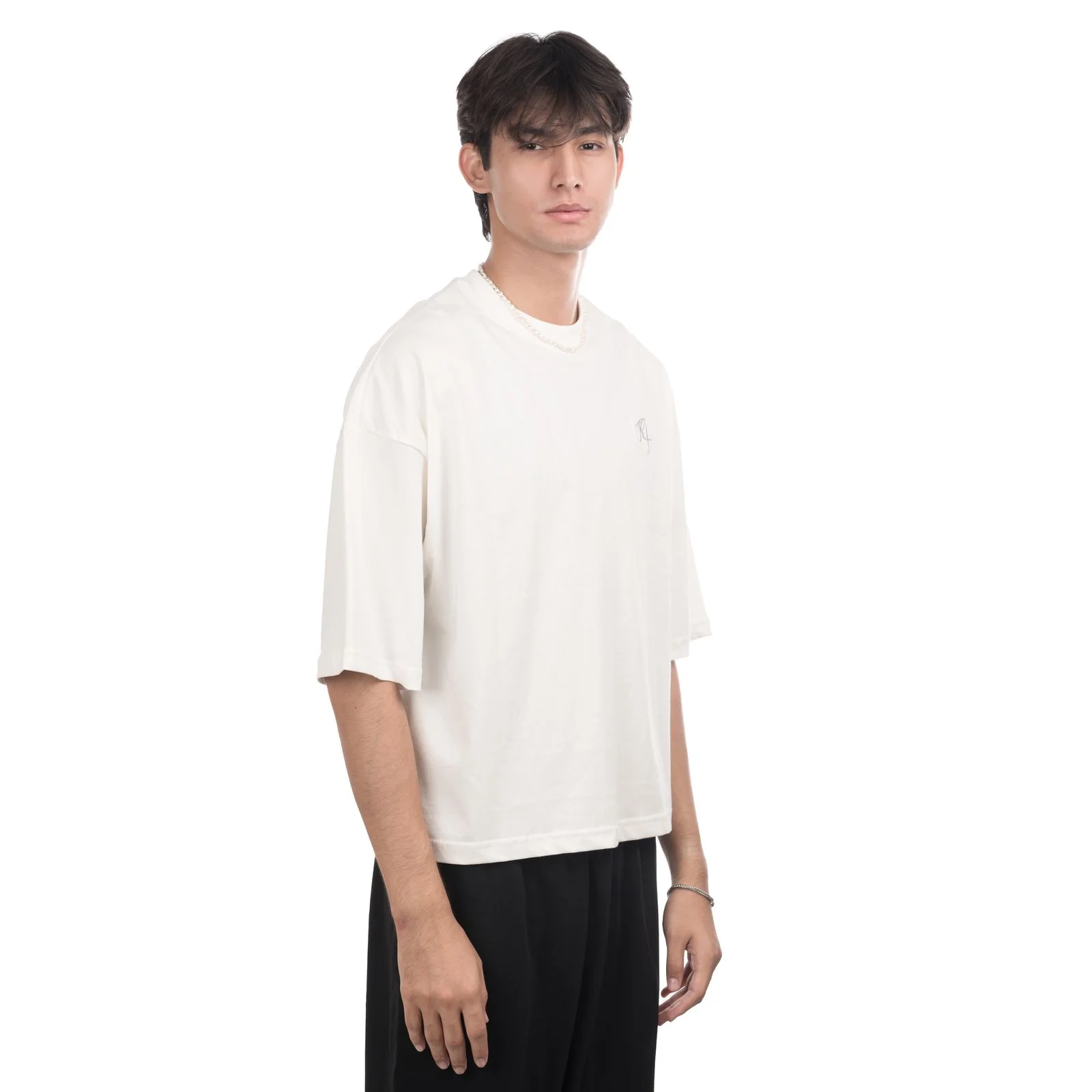 Russet Studios Oversized Tee - White - Image 3
