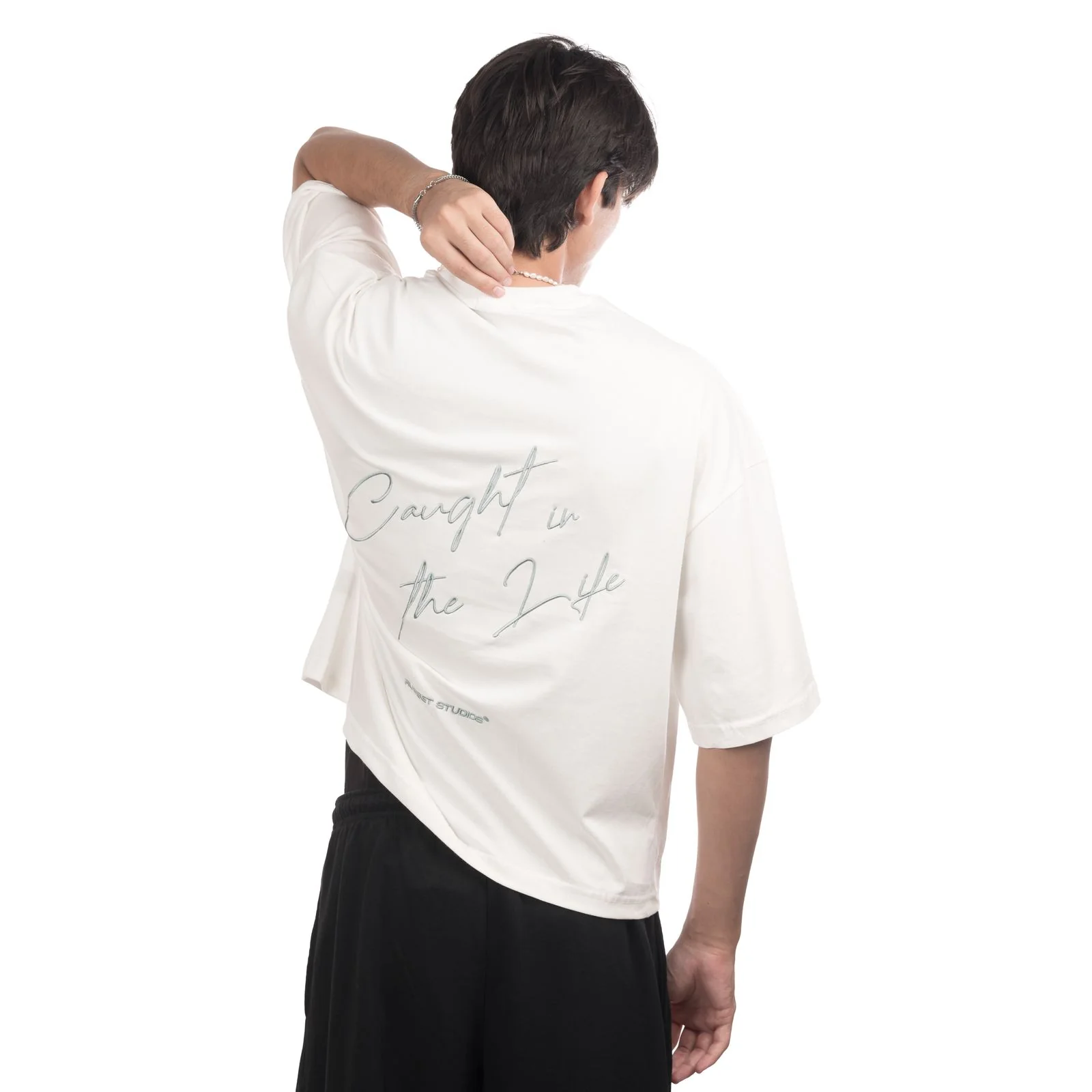 Russet Studios Oversized Tee - White - Image 4