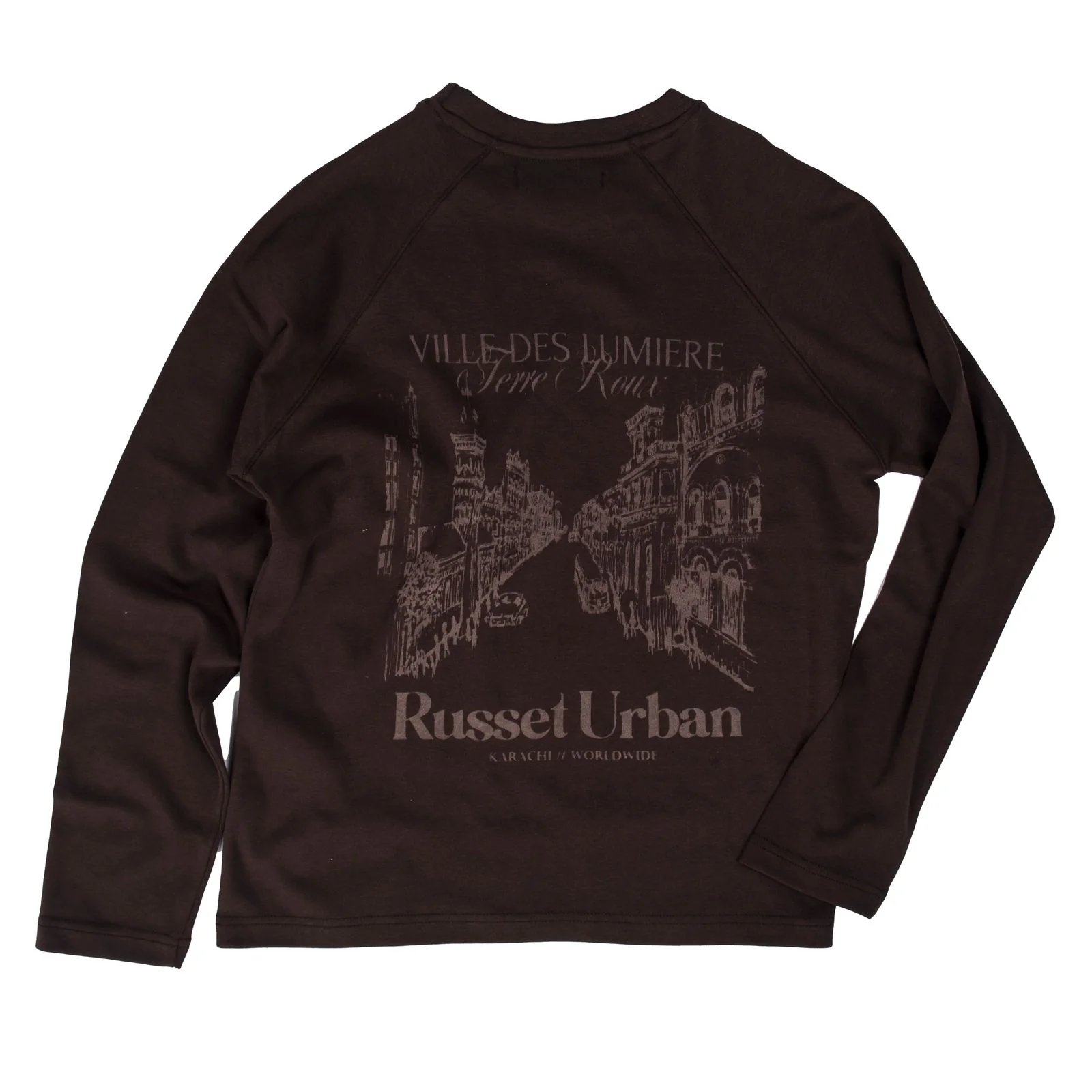 Urban Relaxed Tee - Brown - Image 5